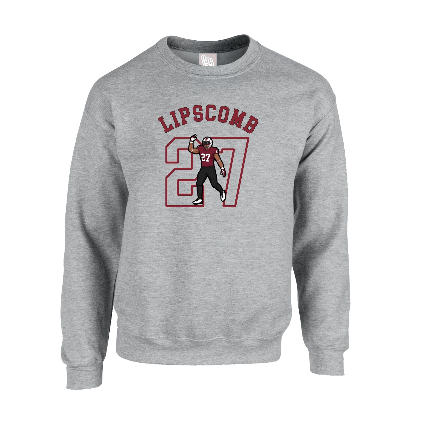 Fleece Crew — Shirsey Arch in Grey