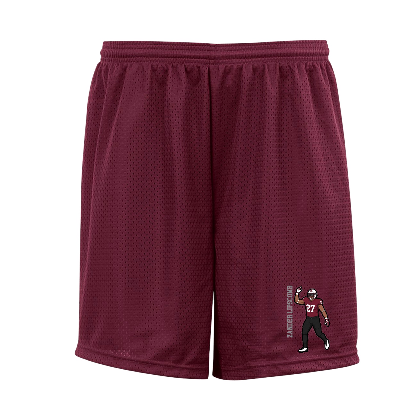 Shorts — Name Vertical in Cardinal