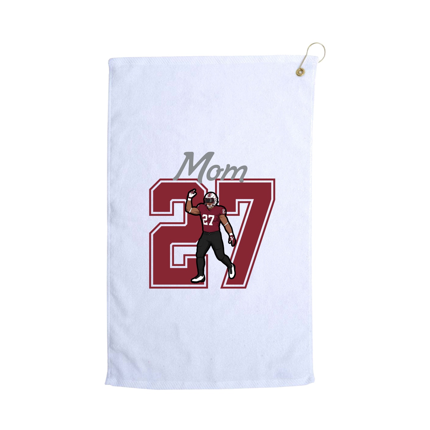Golf Towel — Mothers Day Shirsey in White