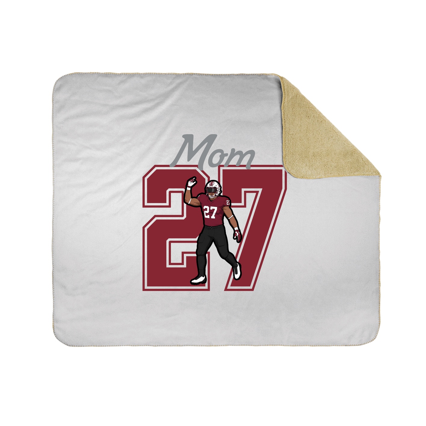 Throw Blanket — Mothers Day Shirsey in White