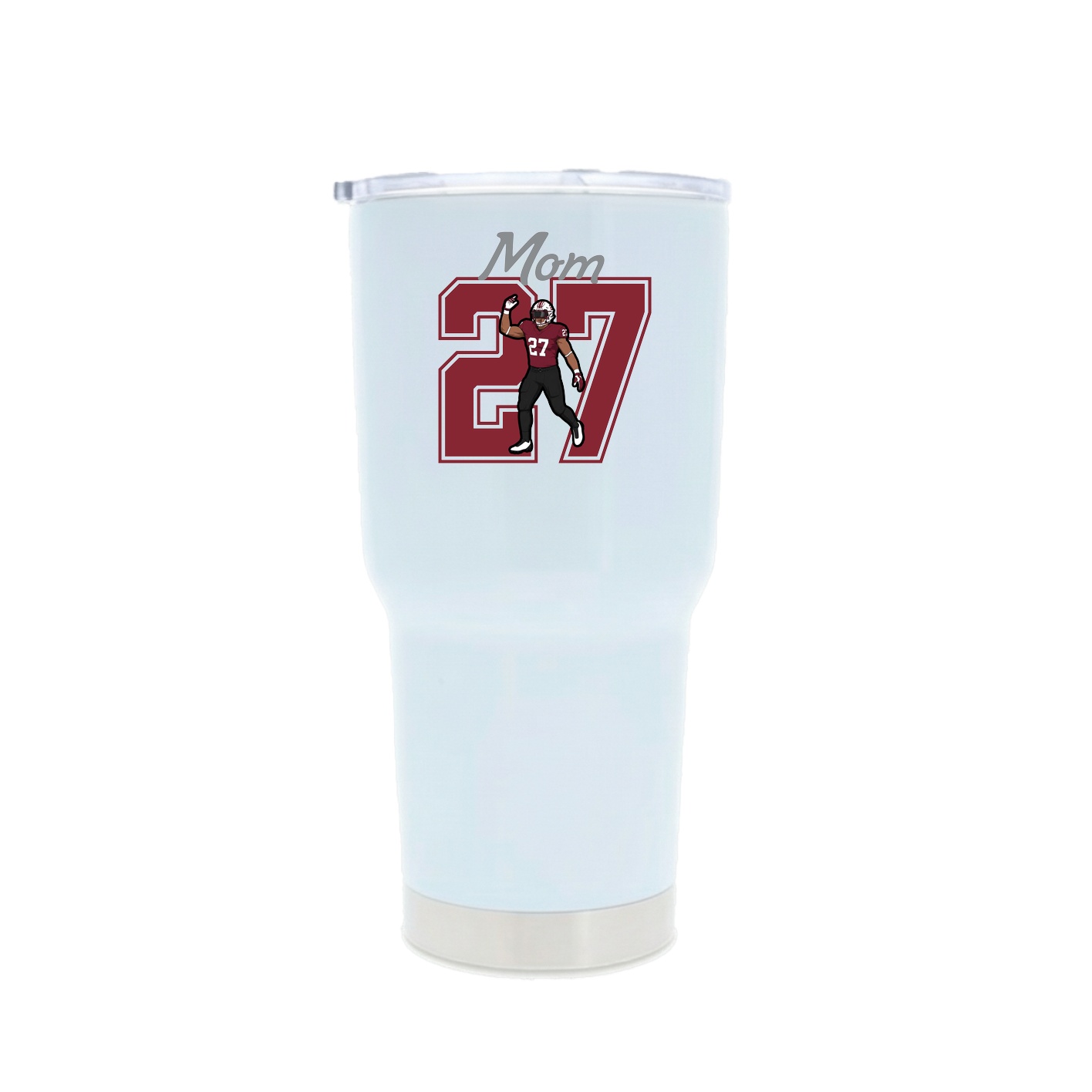 30oz Stainless Steel Tumbler — Mothers Day Shirsey in White