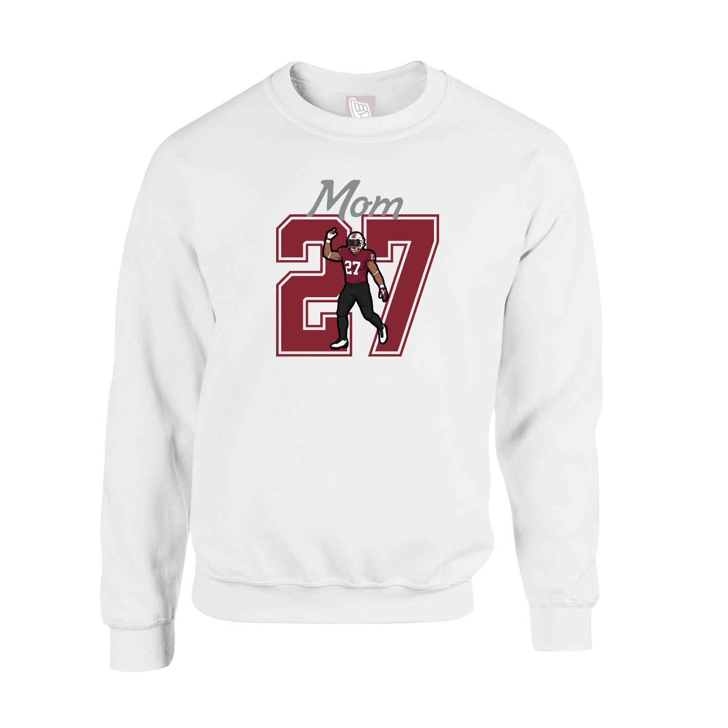 Fleece Crew — Mothers Day Shirsey in White