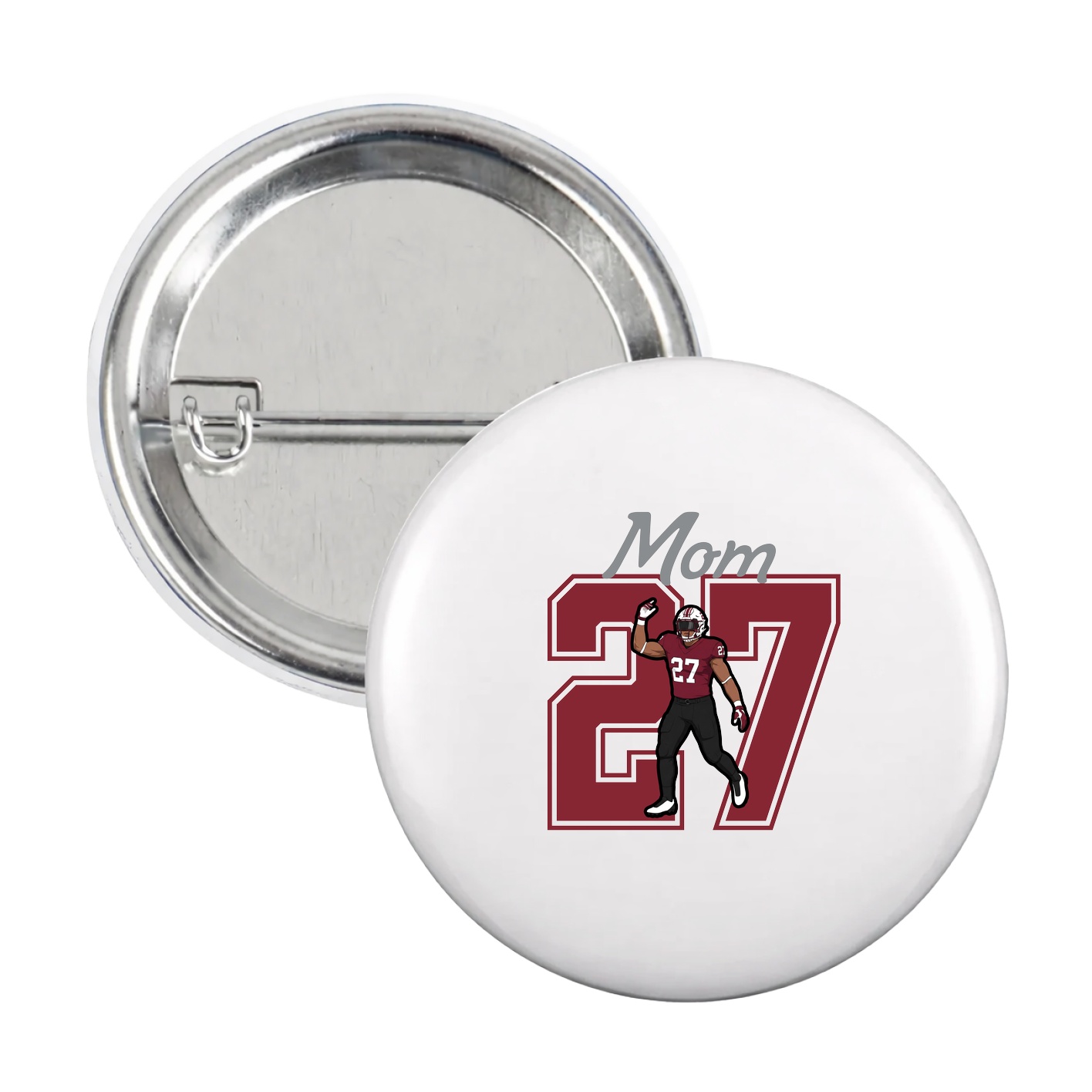 Game Day Button — Mothers Day Shirsey in White