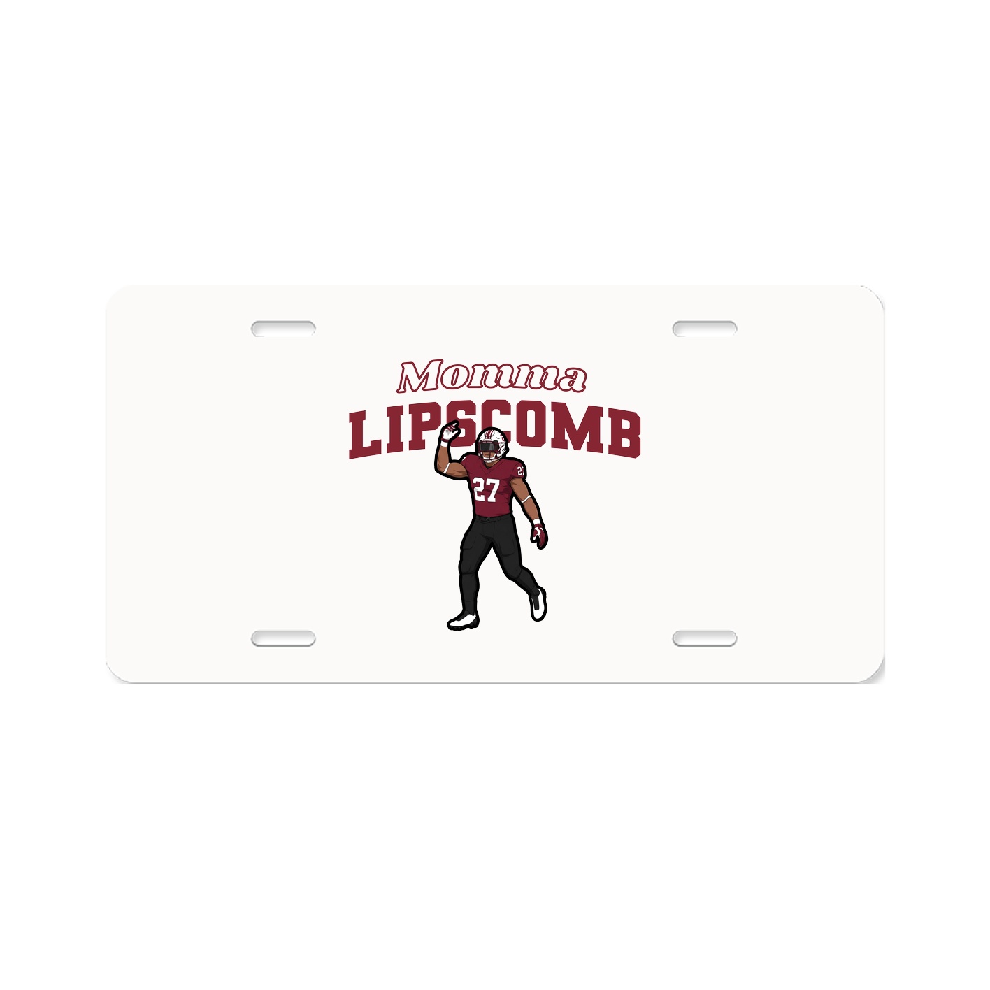 License Plate — Mothers Day Block in Classic