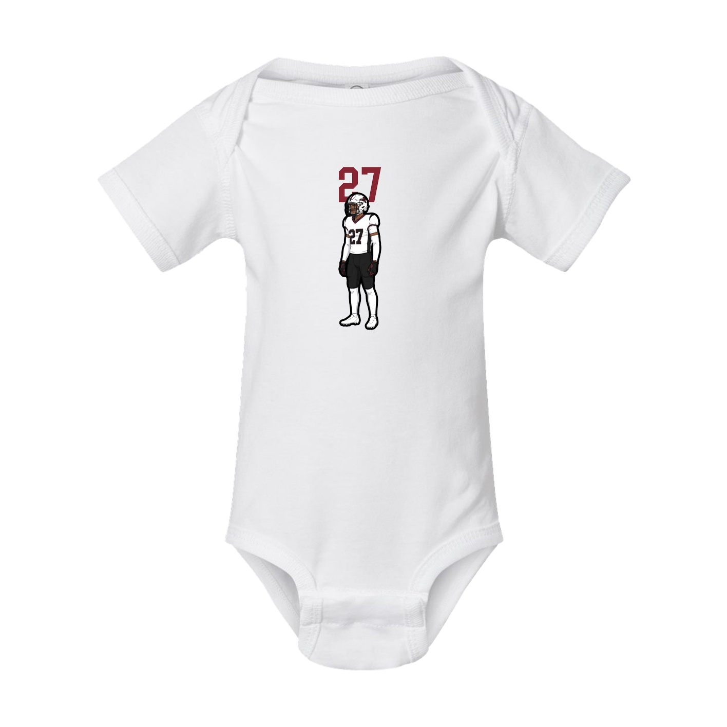 Baby Onesie — Number Top in White