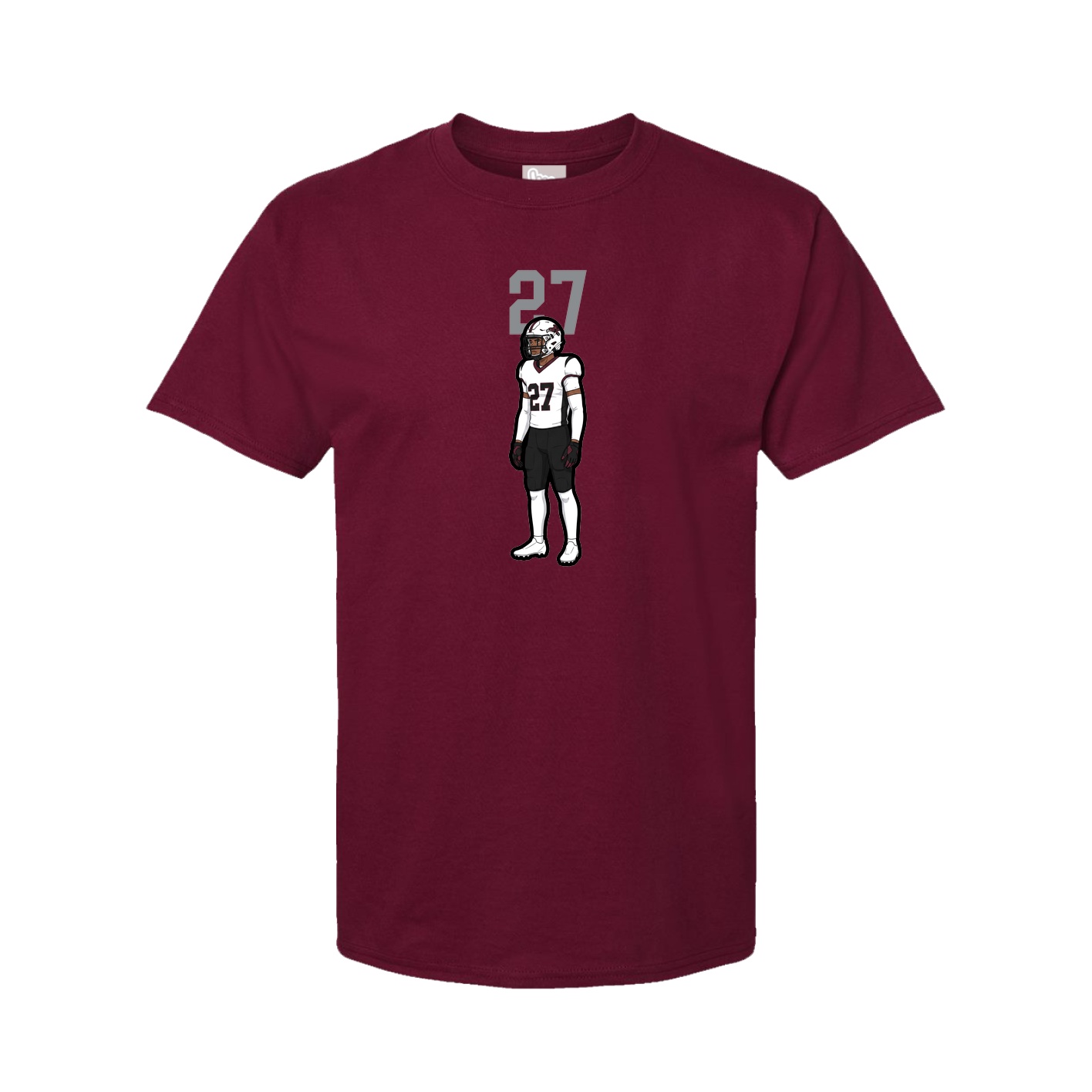 Tee — Number Top in Cardinal