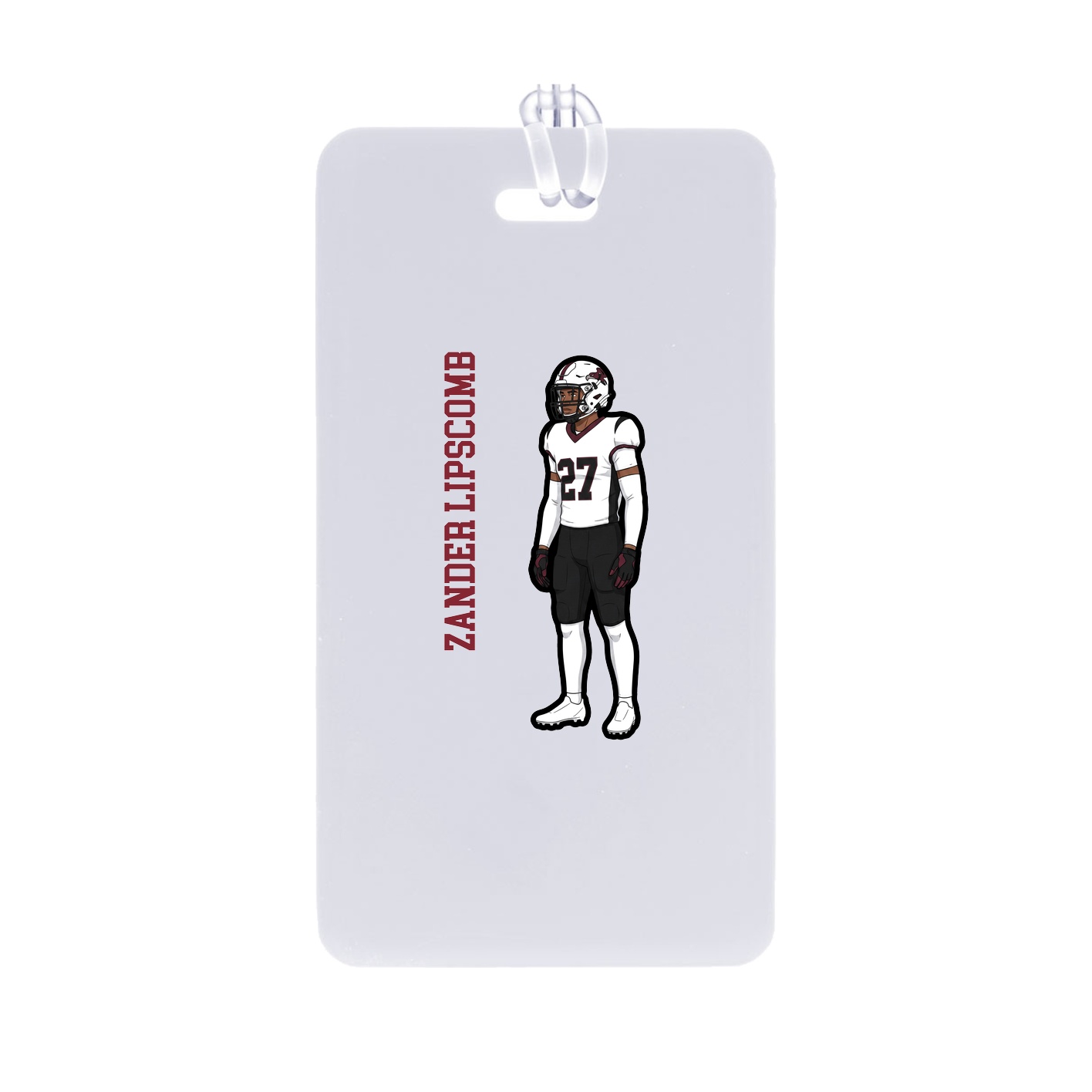 Bag Tag — Name Vertical in Classic