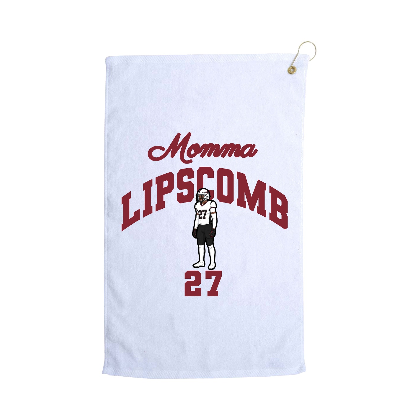 Golf Towel — Mothers Day Arch in White