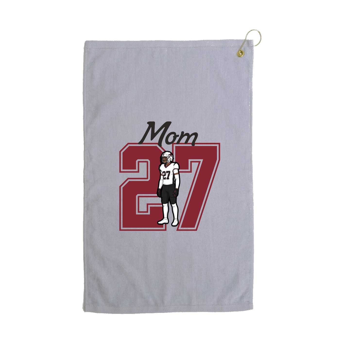 Golf Towel — Mothers Day Shirsey in Grey