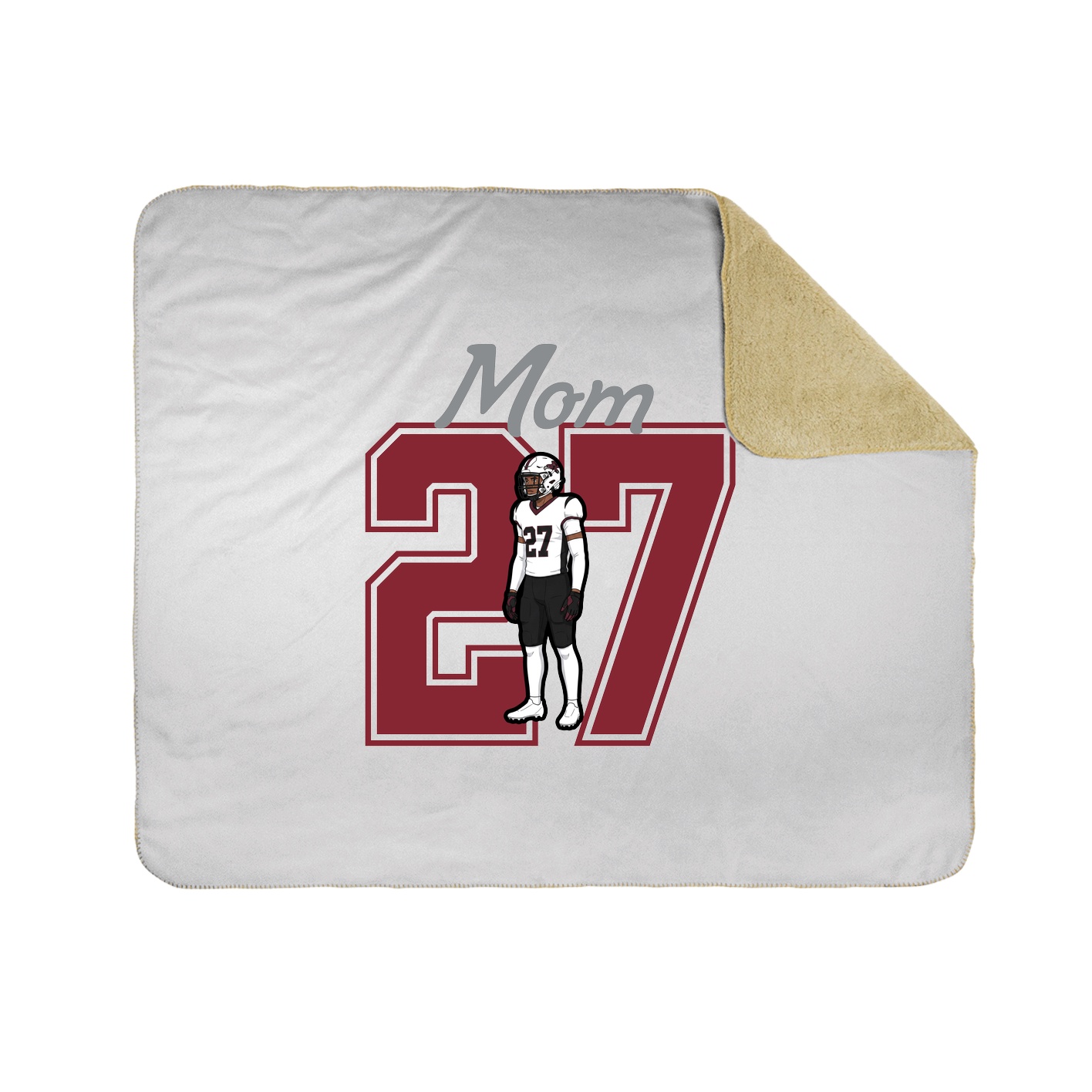 Throw Blanket — Mothers Day Shirsey in White