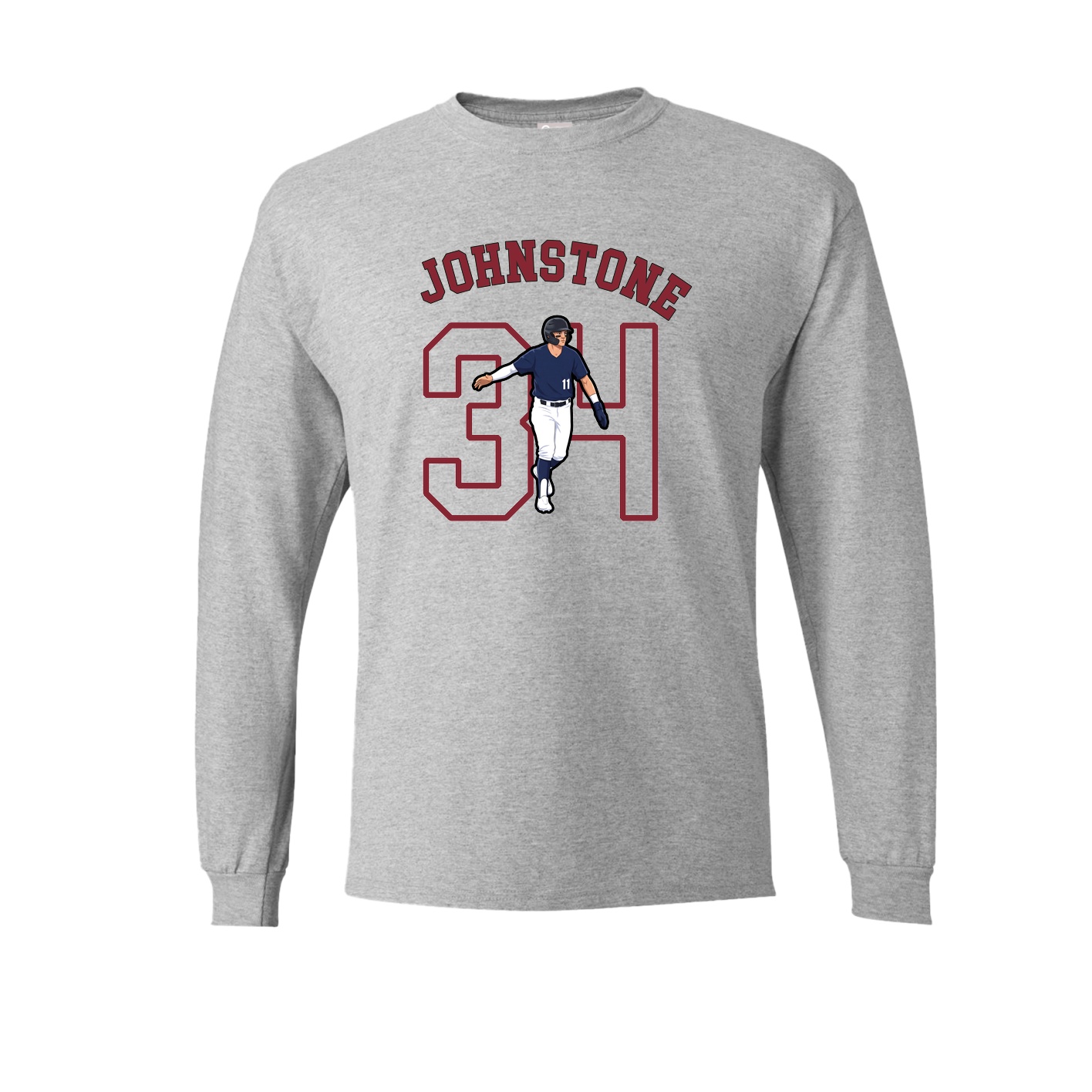 Long Sleeve Tee — Shirsey Arch in Grey