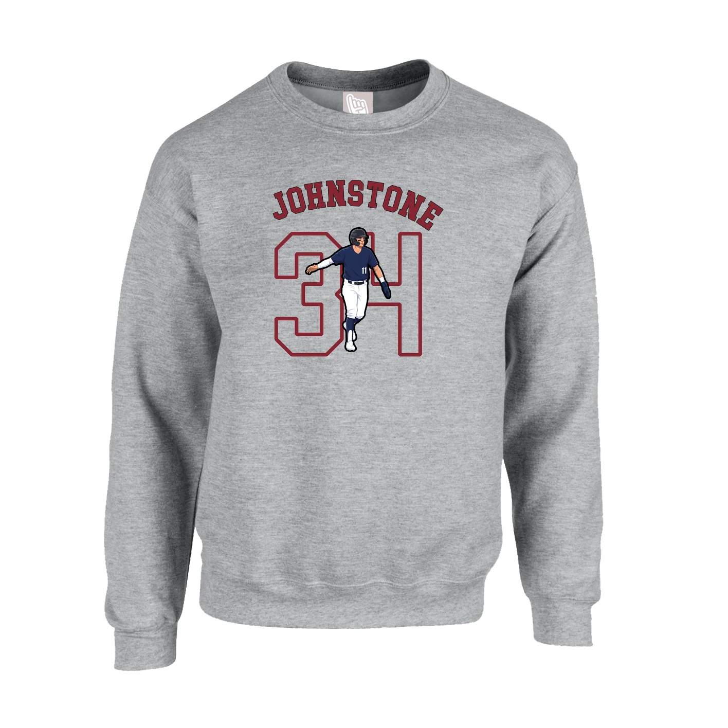 Fleece Crew — Shirsey Arch in Grey
