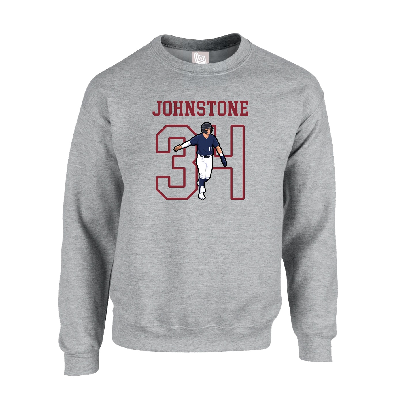 Fleece Crew — Shirsey in Grey