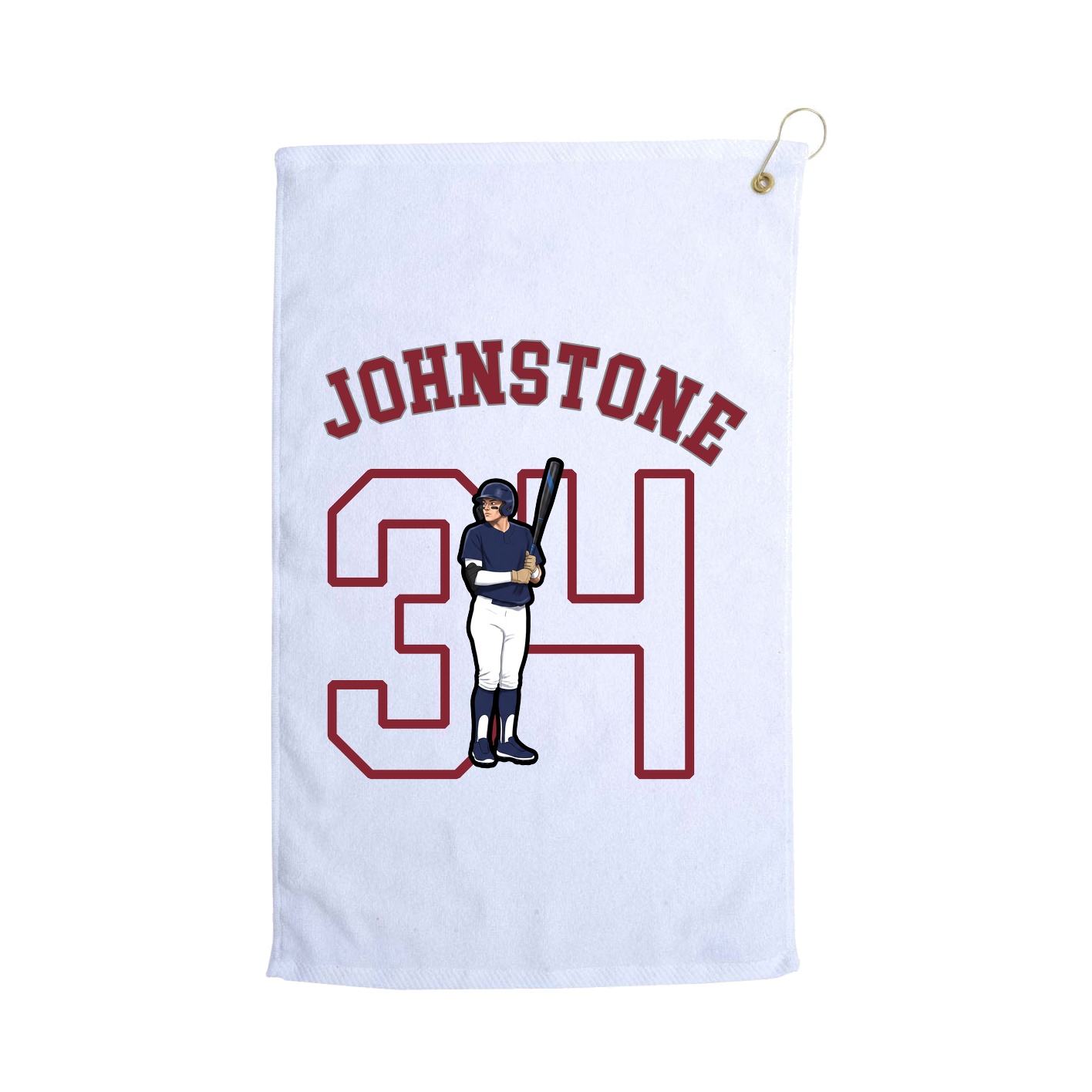 Golf Towel — Shirsey Arch in White
