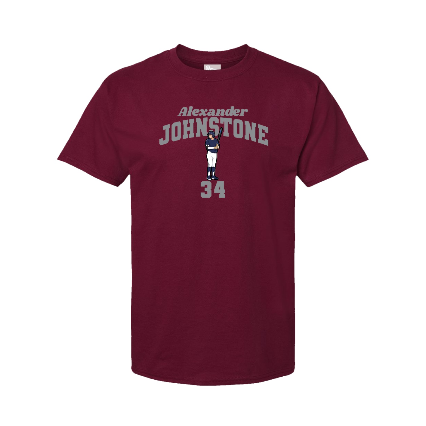 Youth Tee — Signature Arch in Cardinal