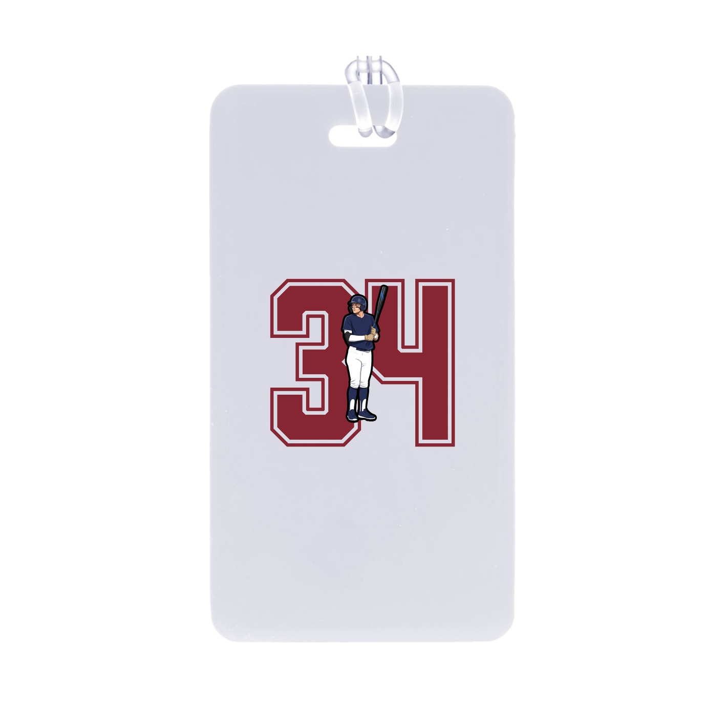 Bag Tag — Number in Classic