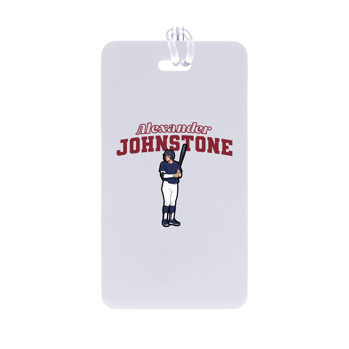 Bag Tag — Name Arch in Classic