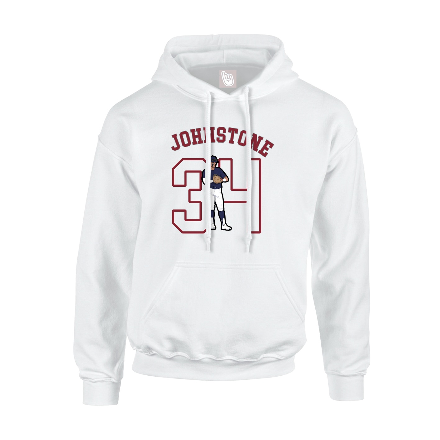 Youth Hoodie — Shirsey Arch in White