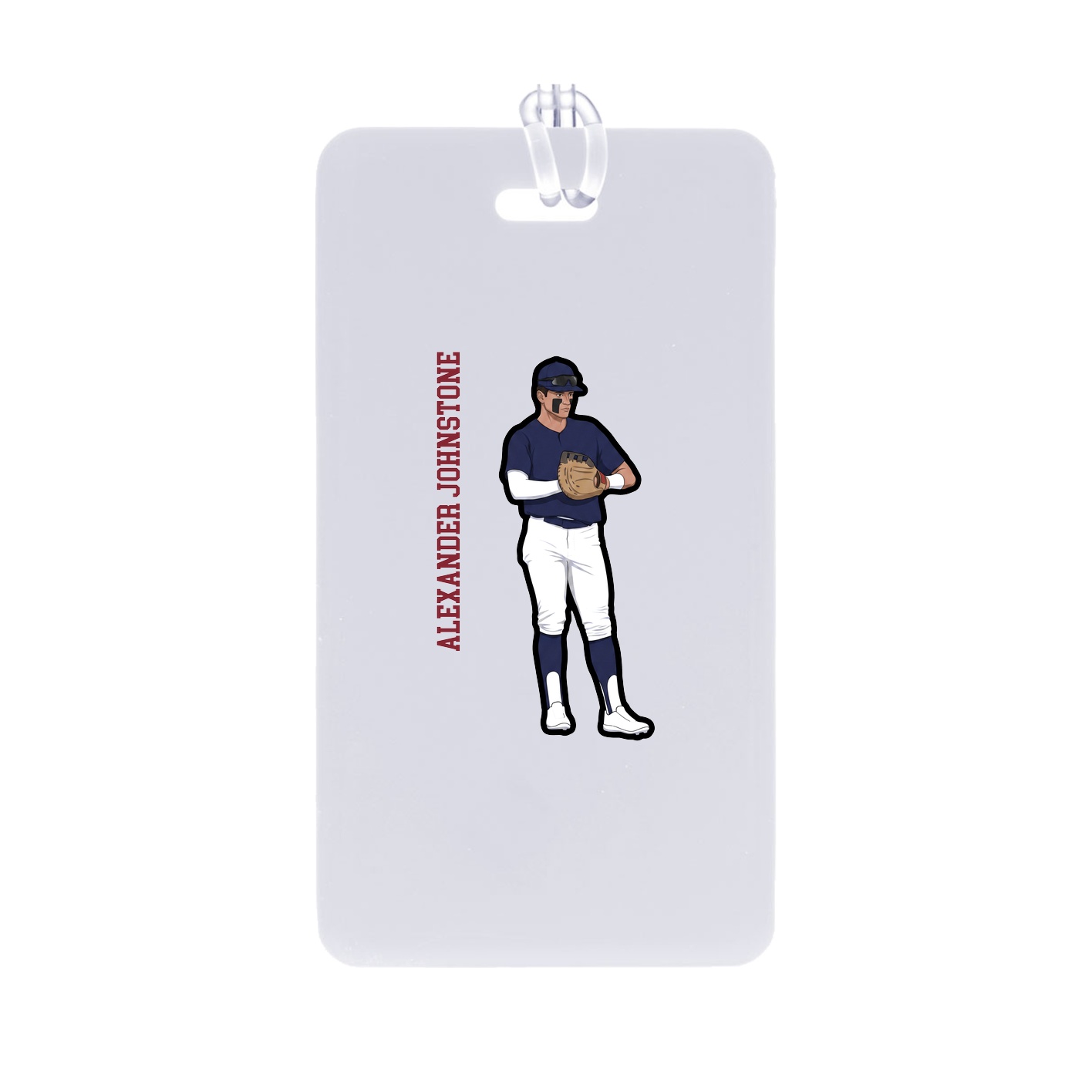 Bag Tag — Name Vertical in Classic