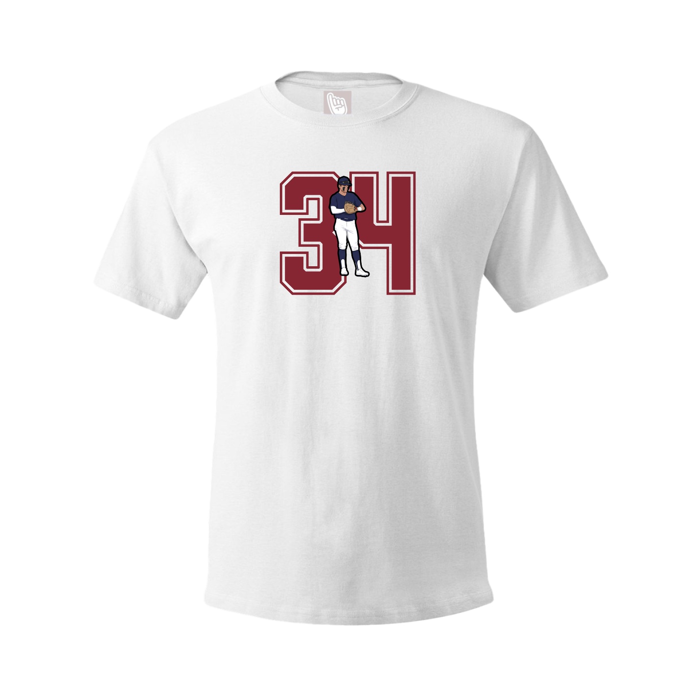 Tee — Number in White