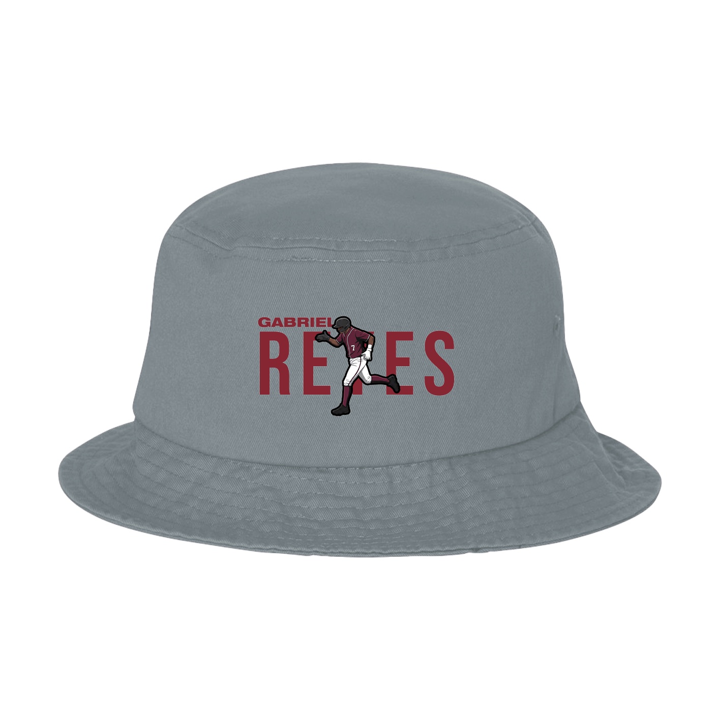 Bucket Cap — Player Name in Grey