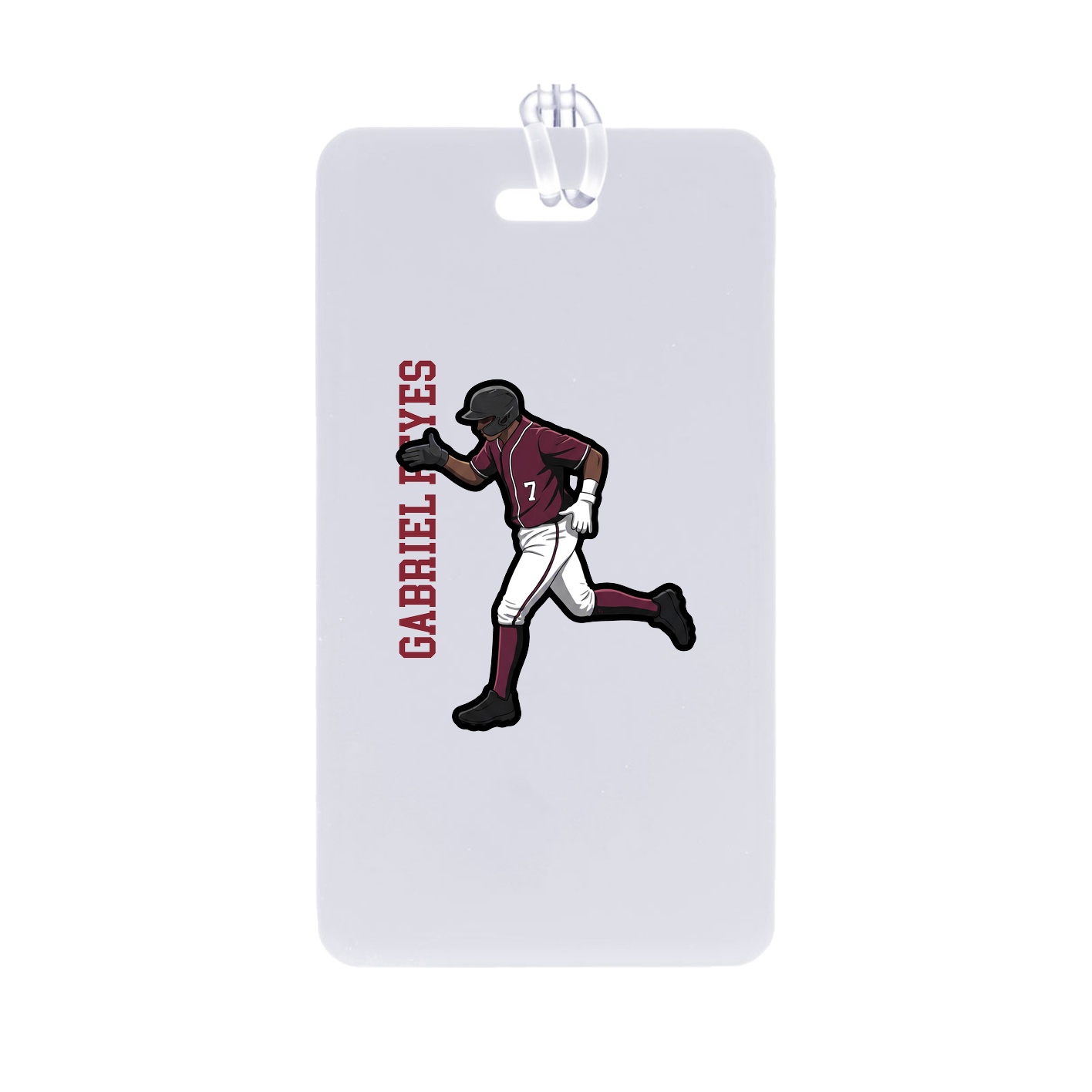 Bag Tag — Name Vertical in Classic