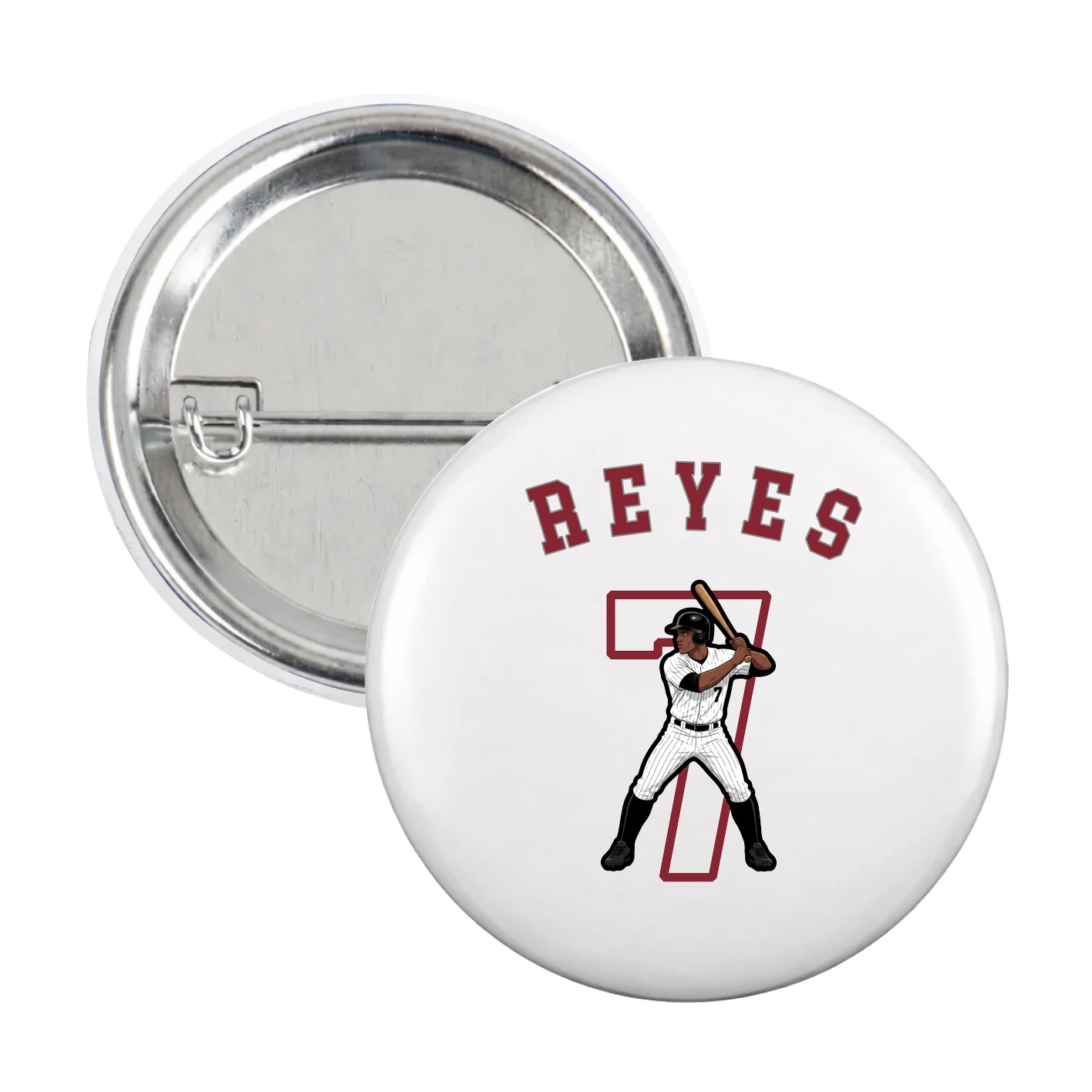 Game Day Button — Shirsey Arch in White