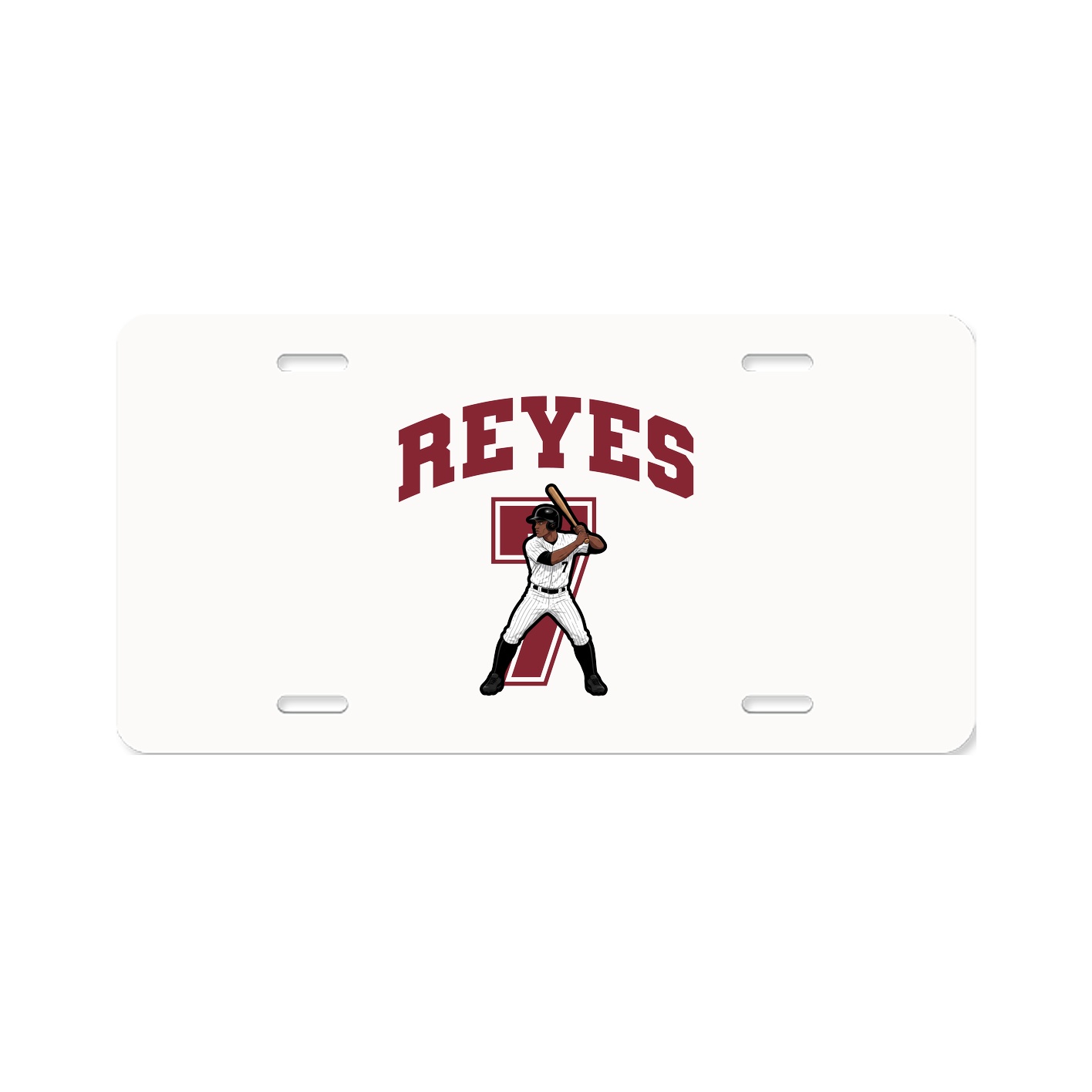 License Plate — Number in Classic