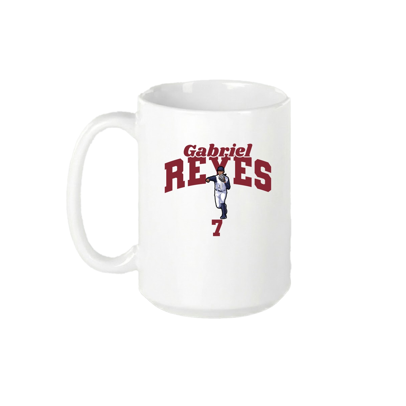 15oz Coffee Mug — Signature Arch in White