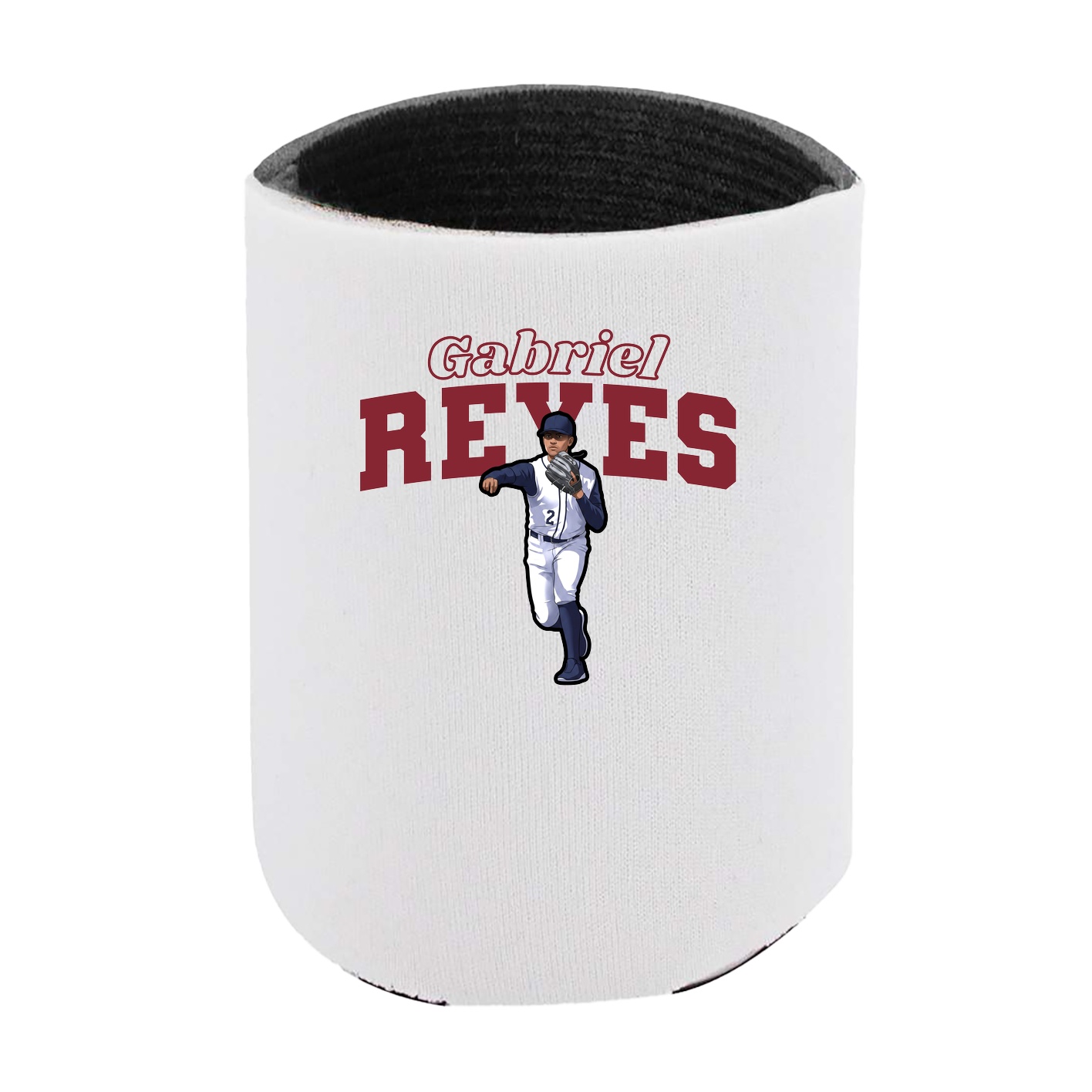 Can Holder — Name Arch in White