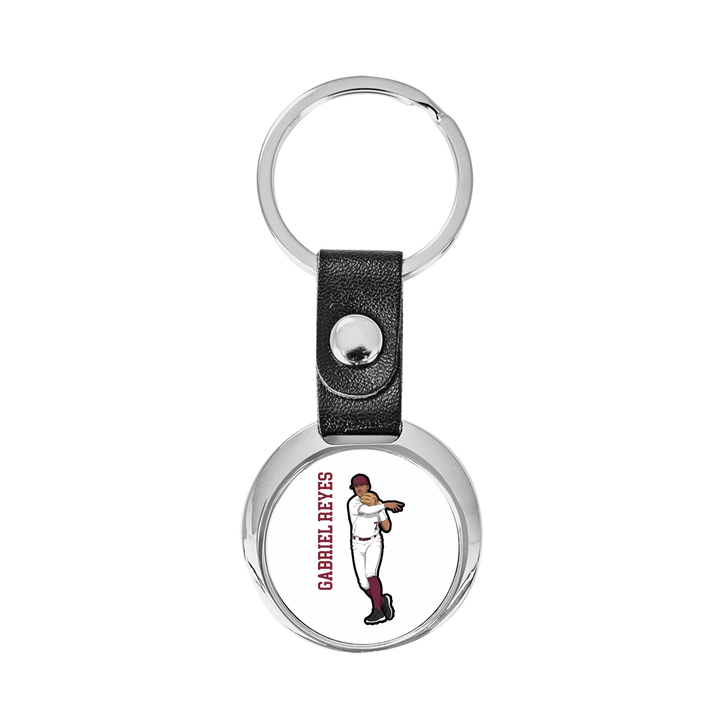 Key Chain — Name Vertical in Classic