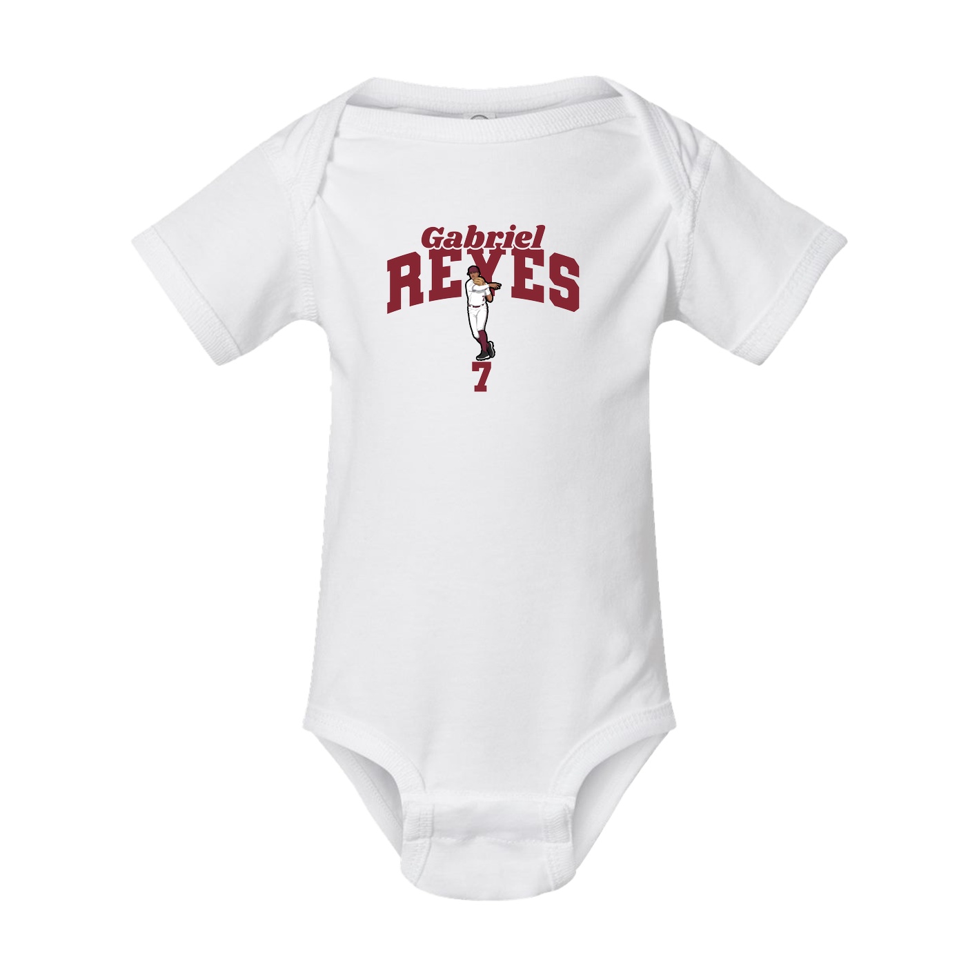 Baby Onesie — Signature Arch in White