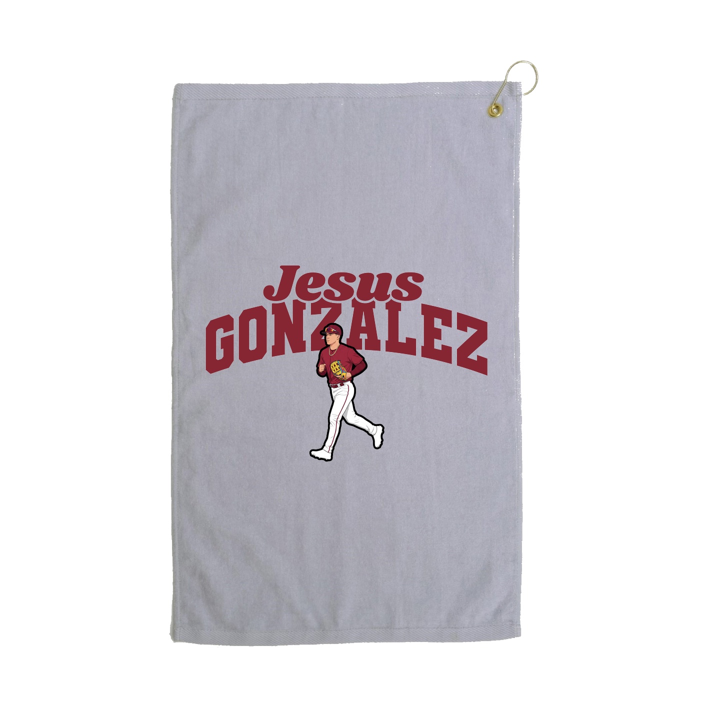 Golf Towel — Signature Arch in Grey