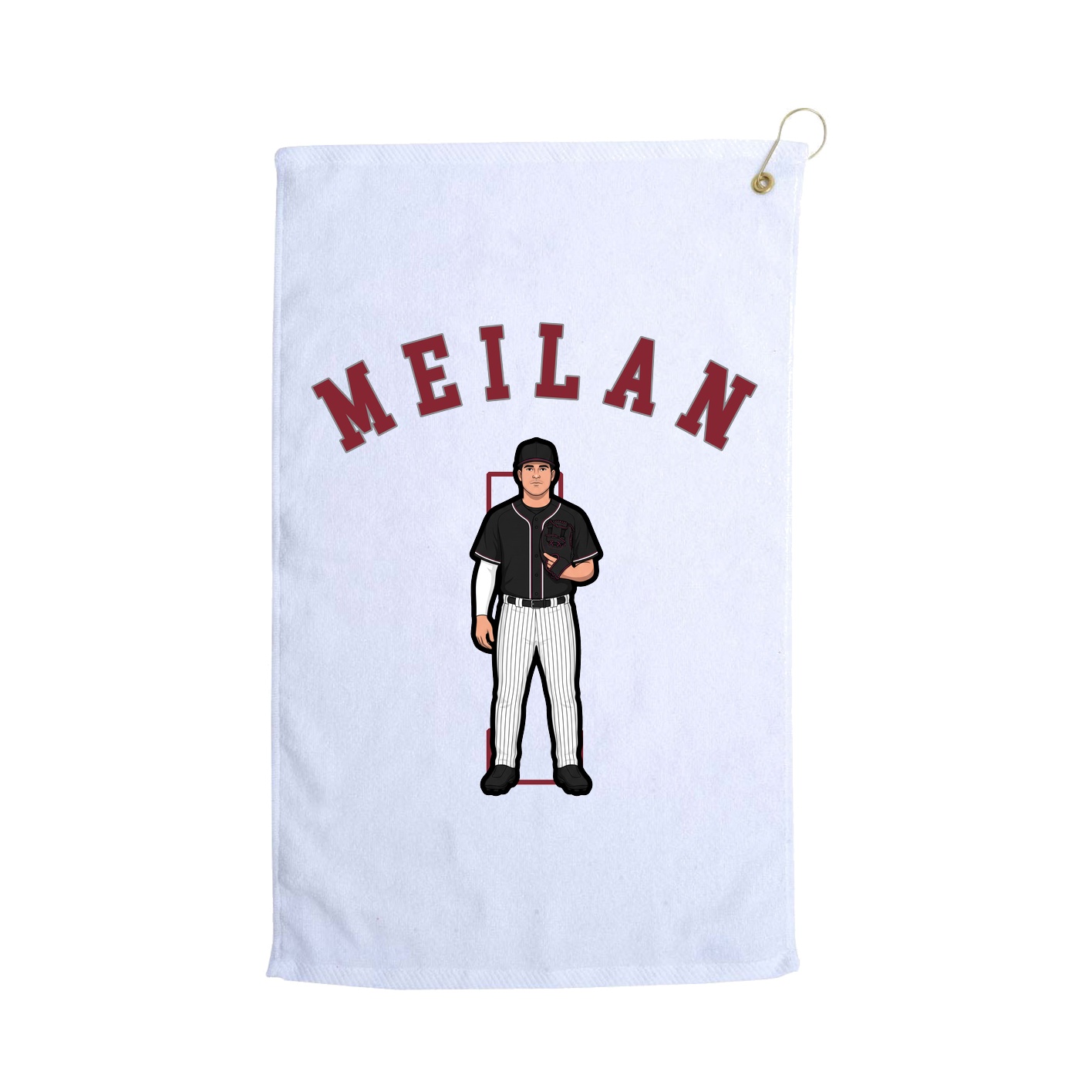 Golf Towel — Shirsey Arch in White