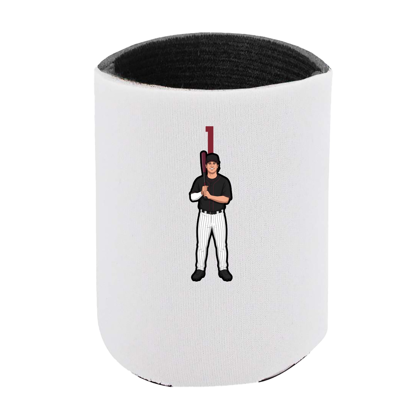 Can Holder — Number Top in White