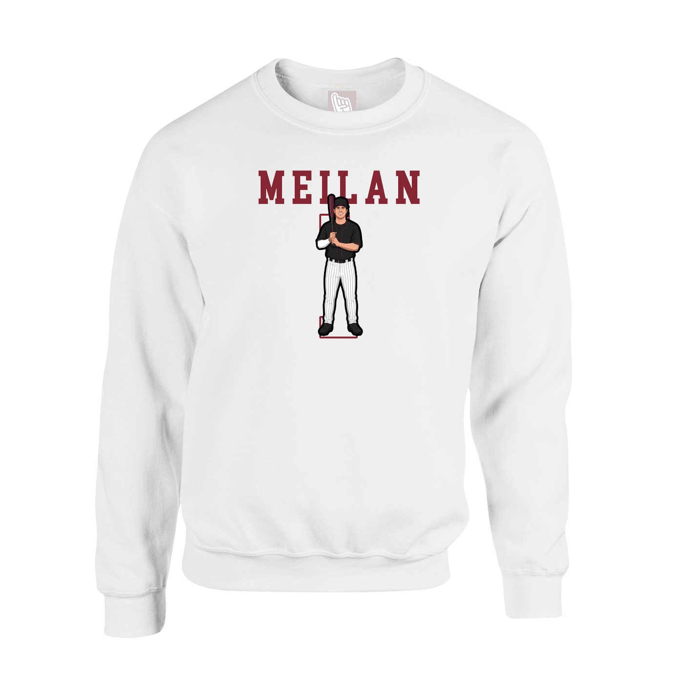 Fleece Crew — Shirsey in White