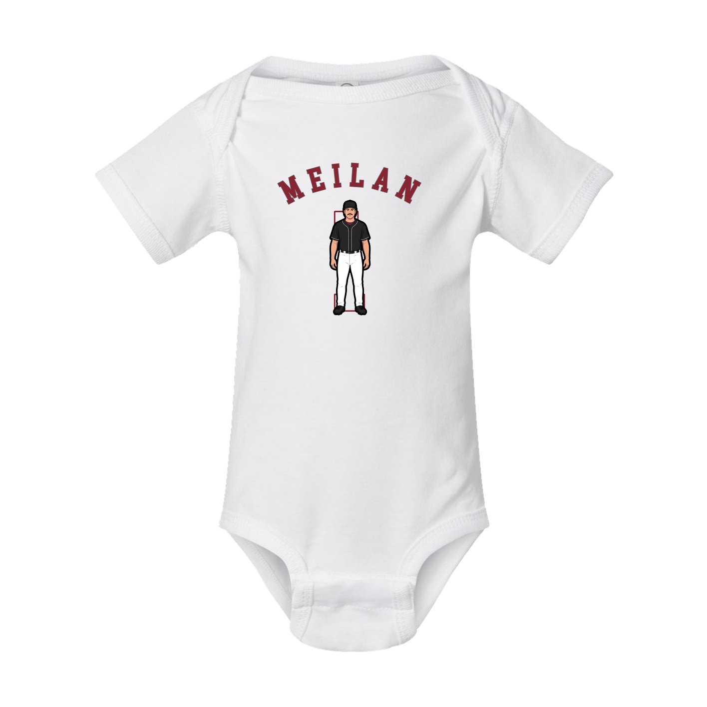 Baby Onesie — Shirsey Arch in White