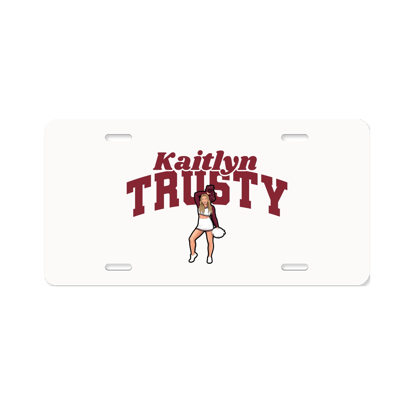 License Plate — Signature Arch in Classic