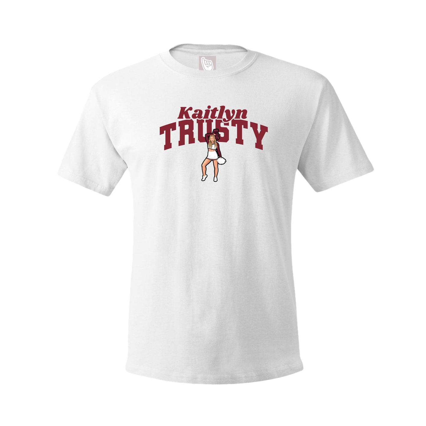 Youth Tee — Signature Arch in White