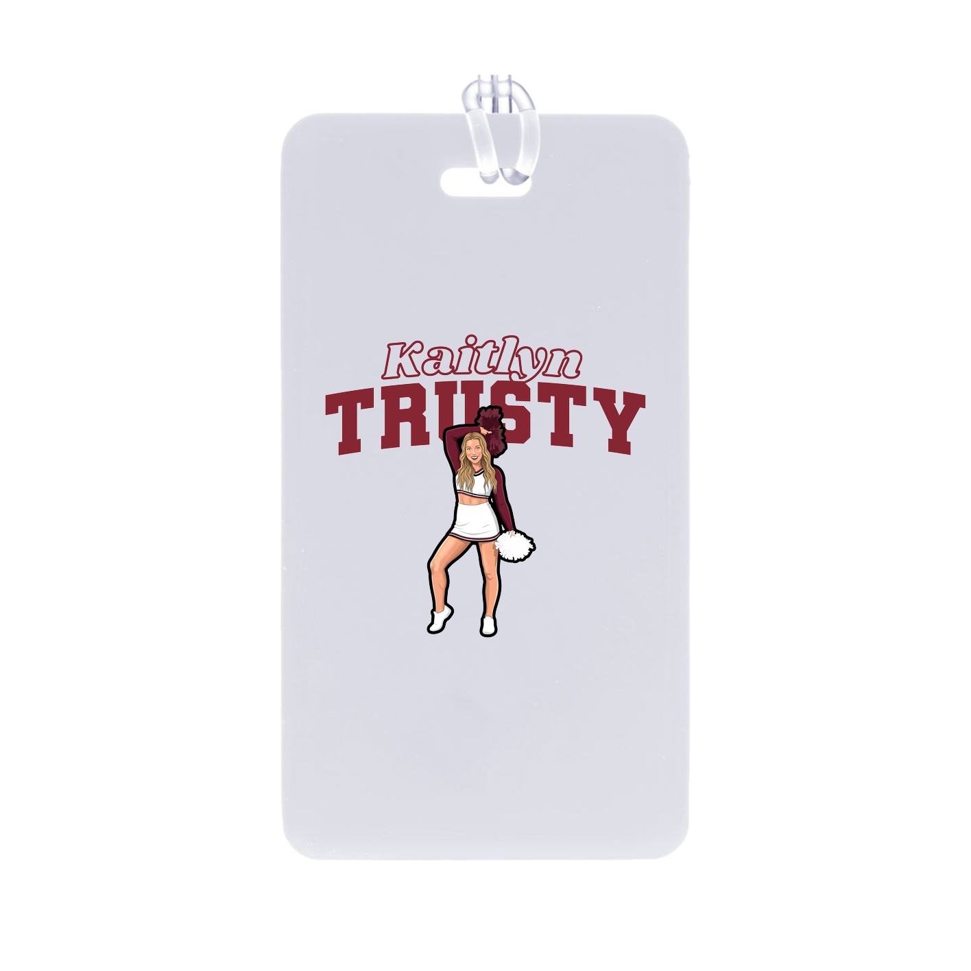 Bag Tag — Name Arch in Classic