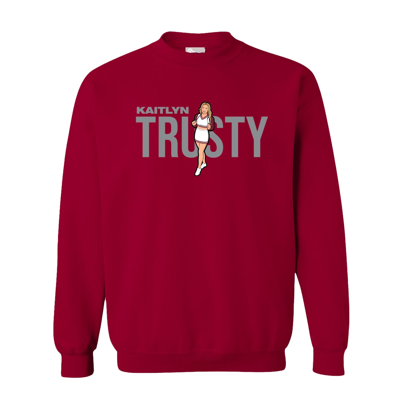 Fleece Crew — Player Name in Cardinal