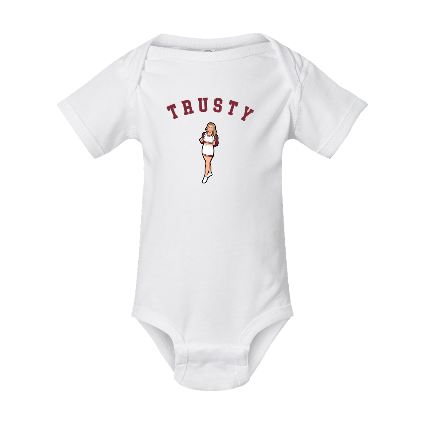 Baby Onesie — Shirsey Arch in White