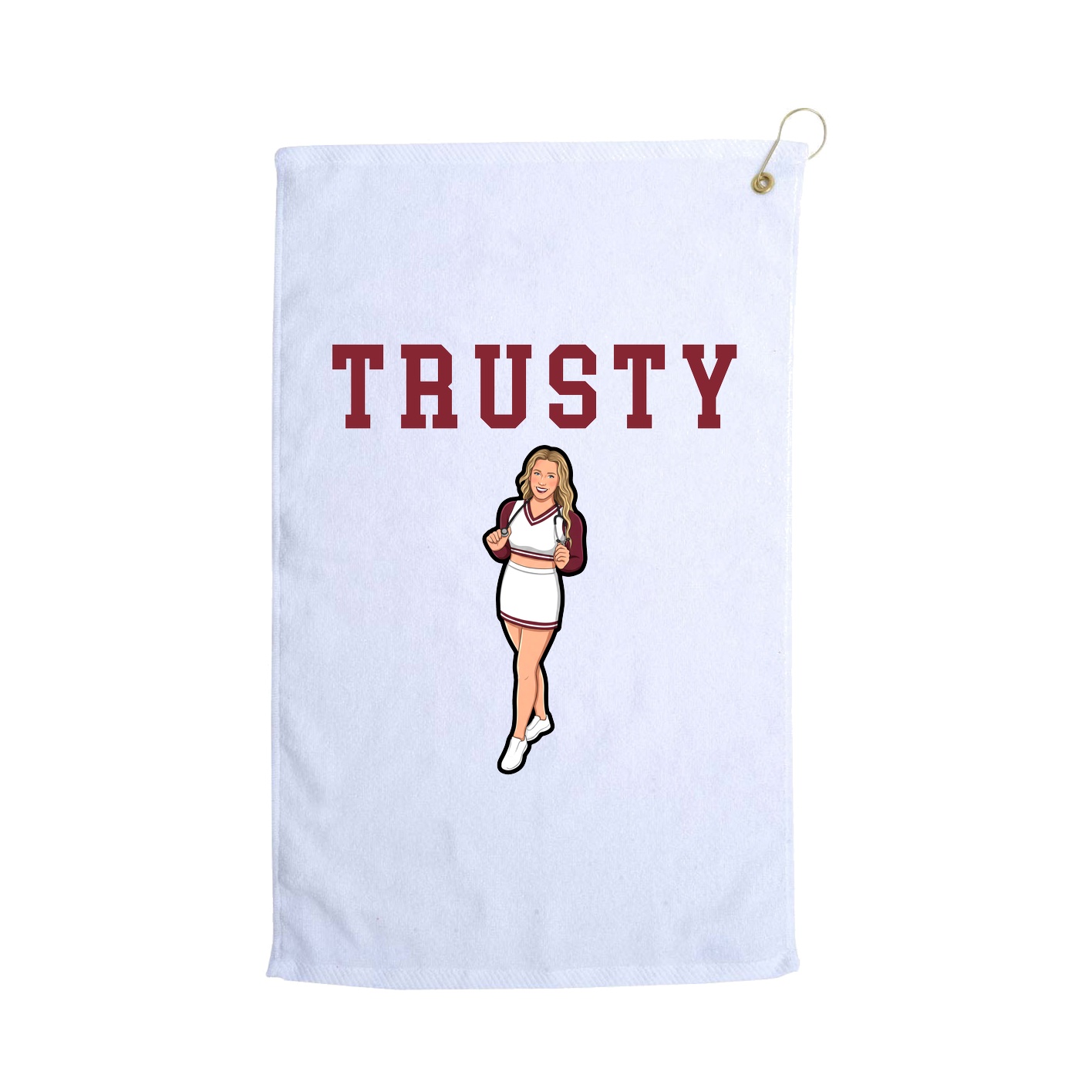 Golf Towel — Shirsey in White