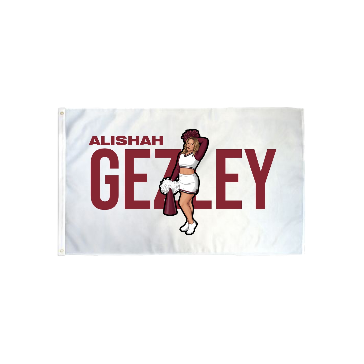 3x5 Flag — Player Name in Classic