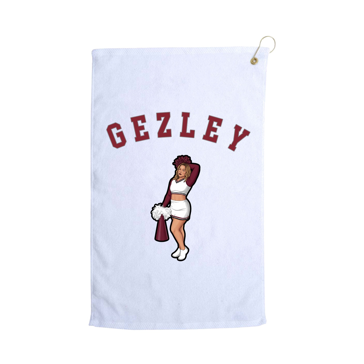 Golf Towel — Shirsey Arch in White