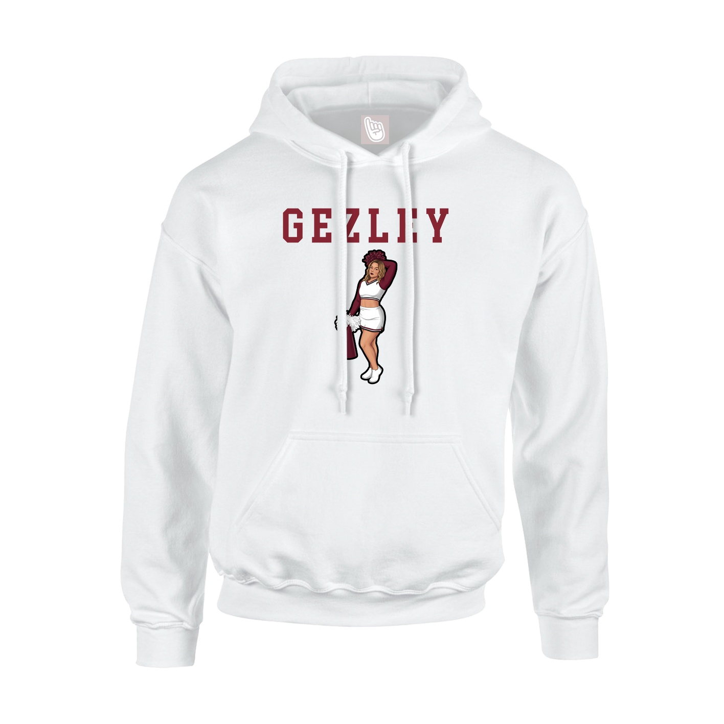 Youth Hoodie — Shirsey in White