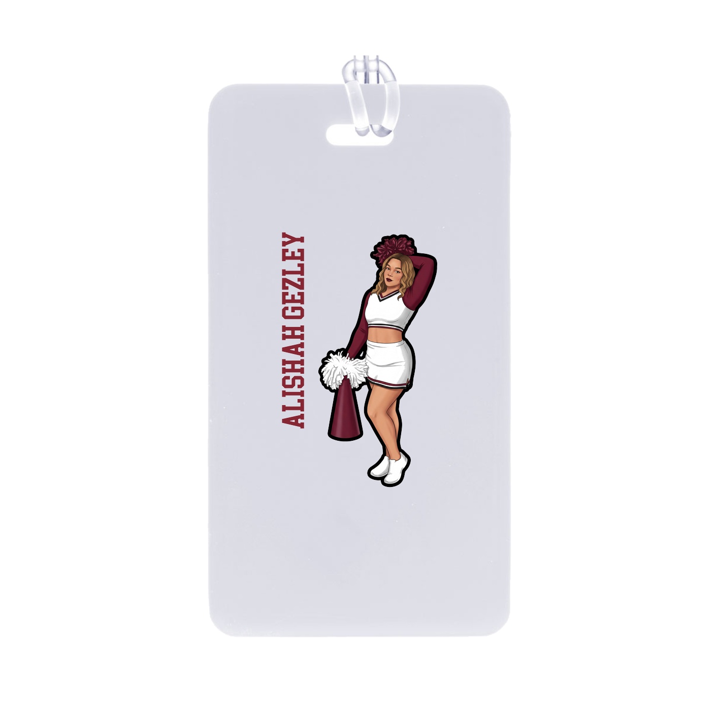 Bag Tag — Name Vertical in Classic