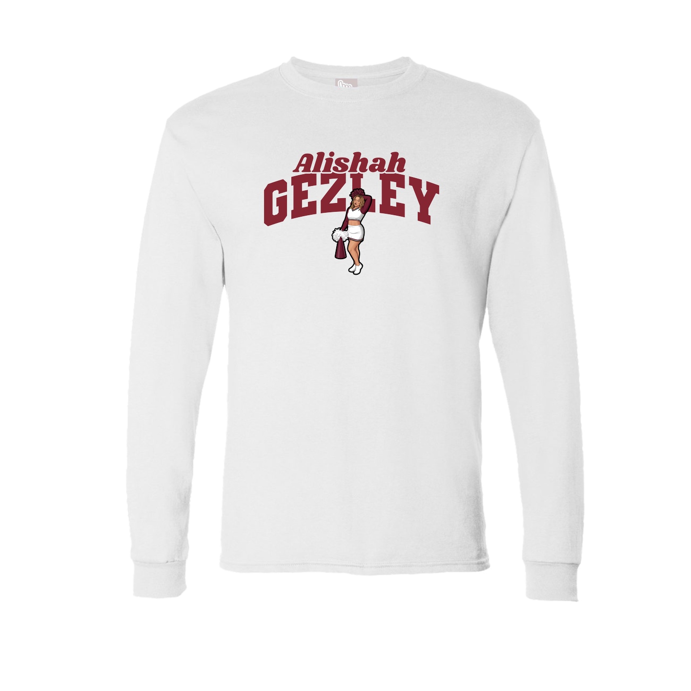Long Sleeve Tee — Signature Arch in White