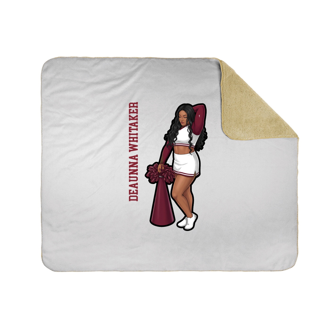 50x60 Sherpa Lined Throw Blanket