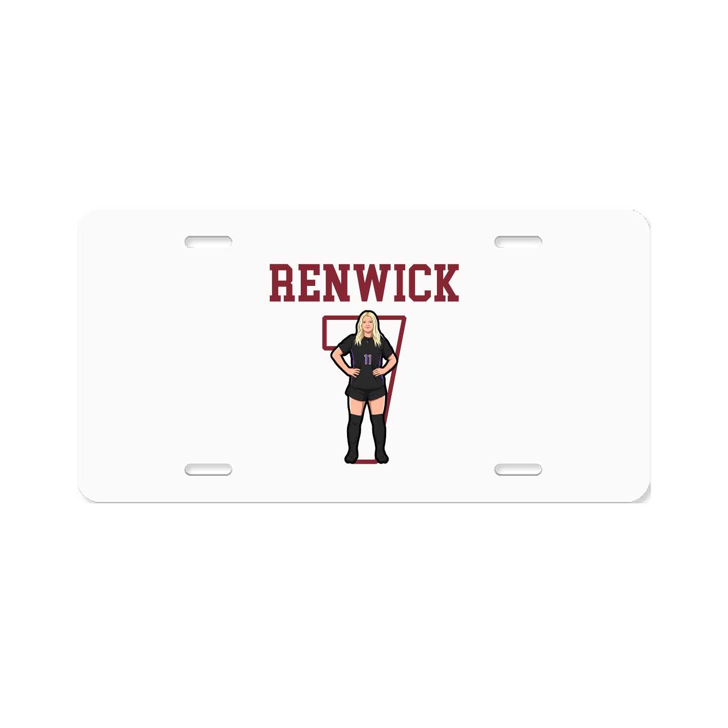 License Plate — Shirsey in Classic